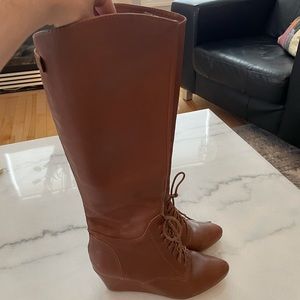 Cynthia Vincent wedge heel boots